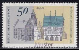 GERMANY(1975) Alsfeld. MUSTER (specimen) Overprint. Scott No 1196. - Other & Unclassified