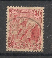 GUYANE - 1904-07 - N°YT. 59 - Laveur D'or 40c Rose - Oblitéré / Used - Oblitérés