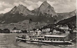 10543111 Brunnen SZ Dampfer Luzern Bei Brunnen Brunnen - Andere & Zonder Classificatie