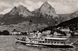 10543088 Brunnen SZ Dampfer Luzern Bei Brunnen Brunnen - Sonstige & Ohne Zuordnung