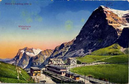 10543041 Kleine Scheidegg Interlaken Eisenbahn Kleine Scheidegg Bahnhof Kleine S - Autres & Non Classés