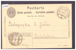 ST BEATENBERG STATION - GANZSACHE - ENTIER POSTAL - TB - Beatenberg