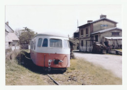 Photo-carte Moderne "Tramway Autorail Billard En Gare De Montereau - Années 50" - Eisenbahnen