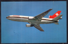 Postcard - Helvetia - Planes - Swiss Air - McDonnell-Douglas DC 10-30 - 1946-....: Era Moderna