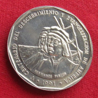 Republica Dominicana 1 Peso 1991 Pinzon - Dominicana