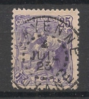 GUYANE - 1922-26 - N°YT. 78 - Laveur D'or 25c Violet - Oblitéré / Used - Usados