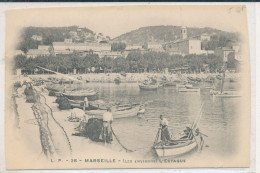 Environs De Marseille (13 Bouches Du Rhône) L'Estaque - édit. LP N° 25 - Notre-Dame De La Garde, Funicular Y Virgen