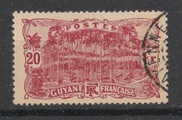 GUYANE - 1922-26 - N°YT. 90 - Laveur D'or 20f Carmin - Oblitéré / Used - Usados