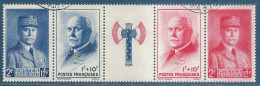 N°571A Bande Francisque Pétain - Au Profit Du Secours National Oblitéré - Used Stamps