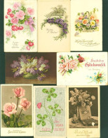 40163321 - Glueckwuensche Gemischt Lot Mit  10 AK, 1907-1920; Ueberwiegend Gute Erhaltung, Teils Gelaufen - Otros & Sin Clasificación