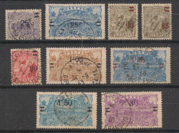 GUYANE - 1924-27 - N°YT. 97 à 105 - Série Complète - Oblitéré / Used - Gebraucht