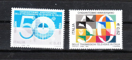 Italia  -  2004. 50^  Anniv. Trasmissioni Televisive Italianw. Italian Television Broadcasts, Complete MNH Series - Télécom