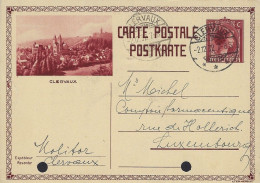 Luxembourg - Luxemburg -  Carte-Postale   -  1932   -   Clervaux   -   Cachet Clervaux - Stamped Stationery