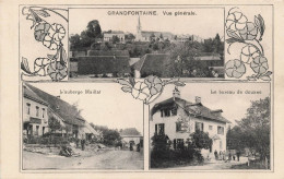 Grandfontaine Vue Generale L'auberge Maillat Le Bureau De Douane - Autres & Non Classés