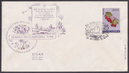 .Yugoslavia, 1961-06-24, Croatia, Sisak, WWII Anniversary, Special Cover & Postmark - Otros & Sin Clasificación