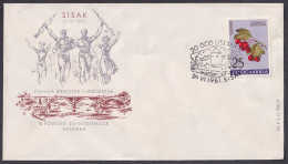 .Yugoslavia, 1961-06-24, Croatia, Sisak, WWII Anniversary, Special Postmark & Cover - Otros & Sin Clasificación