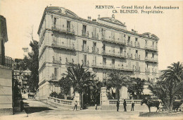 06* MENTON  Grand Hotel Des Ambassadeurs      RL21,0546 - Menton