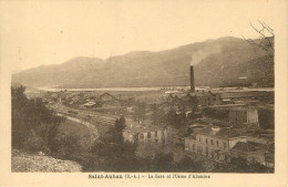 04* ST AUBAN  La Gare Et Usine D Alumine    RL21,0480 - Autres & Non Classés