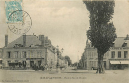 02* FERE CHAMPENOISE Place Et Rue De Chalons   RL21,0168 - Autres & Non Classés