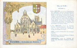 01* BOURG  Eglise De Brou – Historique Du Dept       RL21,0022 - Brou - Kirche