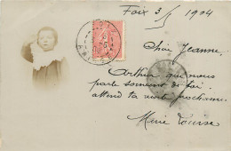 09* FOIX  Carte Photo Enfant  En 1904   RL21,0930 - Foix