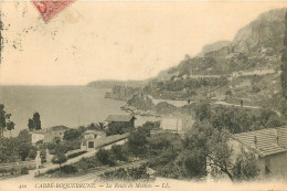 06* CABBE  ROQUEBRUNE  La Route De Menton   RL21,0683 - Sonstige & Ohne Zuordnung