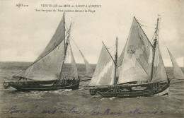 14* VIERVILLE S/MER – ST LAURENT Barques De Peche      RL21,1623 - Autres & Non Classés