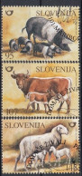 SLOVENIA 436-438,used,hinged - Hoftiere