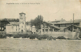 11* ESPERAZA  Bords De L Aude Et Eglise      RL21,1230 - Autres & Non Classés