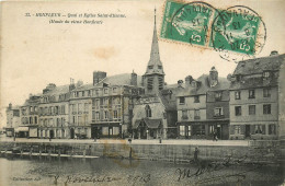 14* HONFLEUR   Quai Et Eglise St Etienne   RL21,1765 - Honfleur