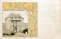14* CAEN  Porte Du Chateau  (illustree)    RL21,1714 - Caen