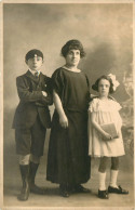 92* LEVALLOIS  Carte Photo « tscherniak »   Femme Et Enfants (       RL32,0549 - Levallois Perret