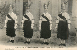 88* ST JUNIEN  Ostentions 1932 – Groupe De Quatre « suisses »     RL32,0125 - Autres & Non Classés