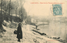 87* LIMOGES  Bord De La Vienne – Neige     RL32,0115 - Limoges