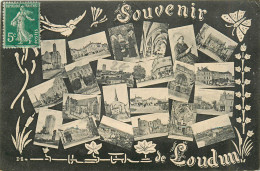 86* LOUDUN  « souvevir »  Multi Vues    RL32,0032 - Loudun