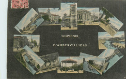 93* AUBERVILLIERS  « souvenir »  Multi Vues       RL32,0705 - Aubervilliers