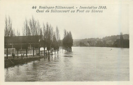 92* BOULOGNE BILLANCOURT Crue 1910 – Quai De Billancourt        RL32,0651 - Boulogne Billancourt