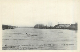 92* BOULOGNE S/SEINE Crue 1910 –la Seine Au Pont De Billancourt      RL32,0645 - Boulogne Billancourt