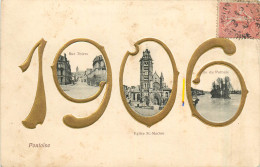 95* PONTOISE  « 1906 »  Multi Vues      RL32,1178 - Pontoise