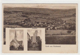 39098021 - Niederzell. Kirche Und Denkmal Gelaufen, 1940. Gute Erhaltung. - Andere & Zonder Classificatie