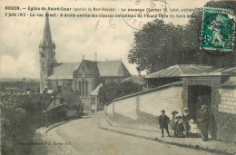 76* ROUEN  Eglise Du Sacre Cœur  - Entree Ecole Libre     RL43,0787 - Rouen