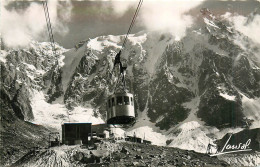 74* CHAMONIX Telepherique Aiguille Du Midi (CPSM Format 9x14cm)       RL43,0557 - Chamonix-Mont-Blanc