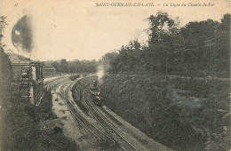 78* ST GERMAIN EN LAYE La Ligne De Chemin De Fer         RL43,1356 - St. Germain En Laye