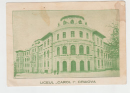 Romania - Oltenia Dolj Craiova Liceul Carol I High School Gymnasium Ecole Schule Lycee E. Marvan Tipografia Liceului - Rumania