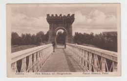 Romania - Oltenia Dolj Craiova Parcul Romanescu Suspension Bridge Pont Brucke Timisoara Temesvar 1920 Hungarian Stamp - Romania