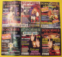 6 Revues "Sorcières Et Sortilèges" 2000-2002. Wicca Rituels Magie Vampire Succube Démon élixir Invocation - Otros & Sin Clasificación