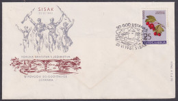 .Yugoslavia, 1961-06-25, Croatia, Sisak, WWII Anniversary, Special Postmark & Cover - Otros & Sin Clasificación