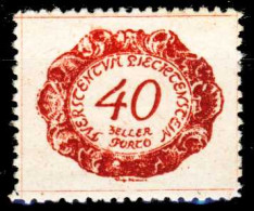 LIECHTENSTEIN PORTOMARKEN 1920 Nr 7 Ungebraucht X264232 - Portomarken