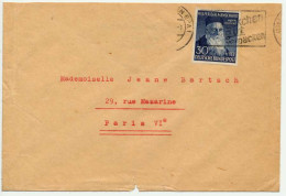 BRD 1952 Nr 159 BRIEF EF X3FDD06 - Cartas & Documentos
