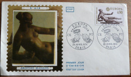 EUROPA ARISTIDE MAILLOL 1ER JOUR D'EMISSION 20 AVRIL 1974 - Other & Unclassified